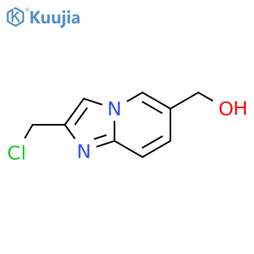 2-(chloromethyl)-Imidazo[1,2-a]pyridine-6-methanol structure