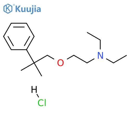 Ethanamine, N,N-diethyl-2-(2-methyl-2-phenylpropoxy)-, hydrochloride structure