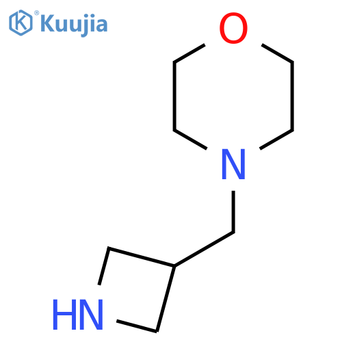 4-[(azetidin-3-yl)methyl]morpholine structure