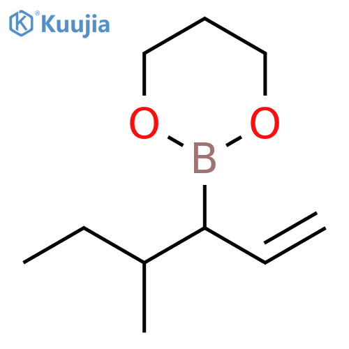 1,3,2-Dioxaborinane, 2-(1-ethenyl-2-methylbutyl)- structure