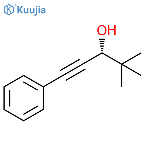 1-Pentyn-3-ol, 4,4-dimethyl-1-phenyl-, (R)- structure