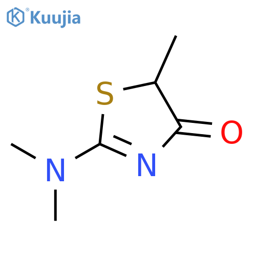 4(5H)-Thiazolone, 2-(dimethylamino)-5-methyl- structure