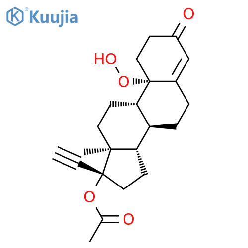 10b-Hydroperoxy Norethindrone Acetate structure
