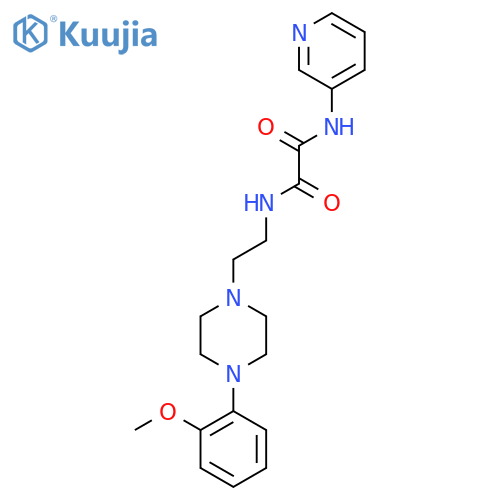 N-{2-4-(2-methoxyphenyl)piperazin-1-ylethyl}-N'-(pyridin-3-yl)ethanediamide structure