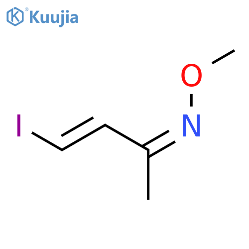 3-Buten-2-one, 4-iodo-, O-methyloxime, (E,Z)- (9CI) structure