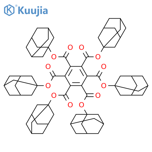 Benzenehexacarboxylic acid; Hexa-1-adamantyl ester structure