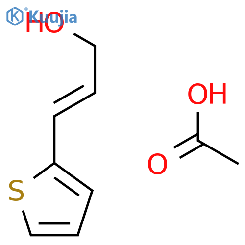 2-PROPEN-1-OL, 3-(2-THIENYL)-, ACETATE, (E)- structure