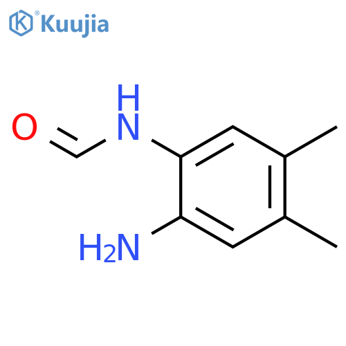 Formamide, N-(2-amino-4,5-dimethylphenyl)- structure