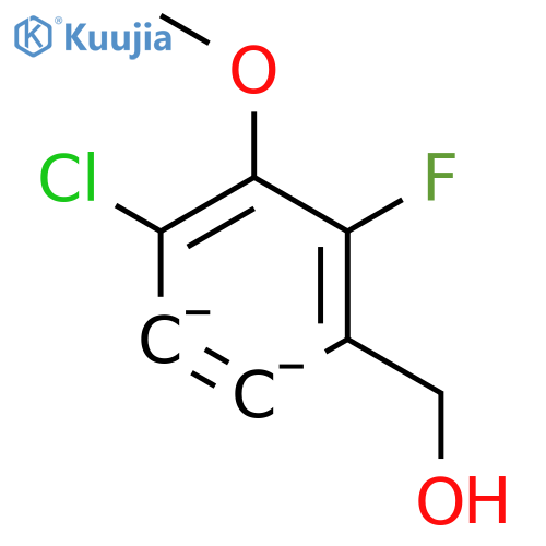 4-Chloro-2-fluoro-3-methoxybenzyl alcohol structure