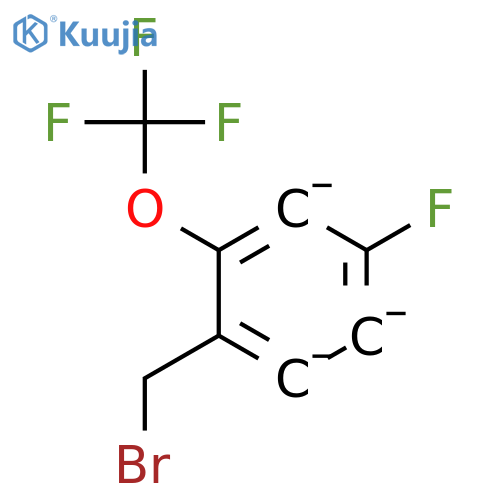 4-Fluoro-2-(trifluoromethoxy)benzyl bromide structure