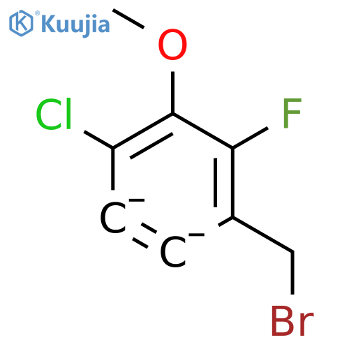 4-Chloro-2-fluoro-3-methoxybenzyl bromide structure