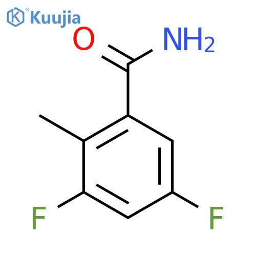 3,5-Difluoro-2-methylbenzamide structure
