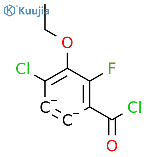 4-Chloro-3-ethoxy-2-fluorobenzoyl chloride structure