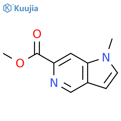 methyl 1-methyl-1H-pyrrolo[3,2-c]pyridine-6-carboxylate structure
