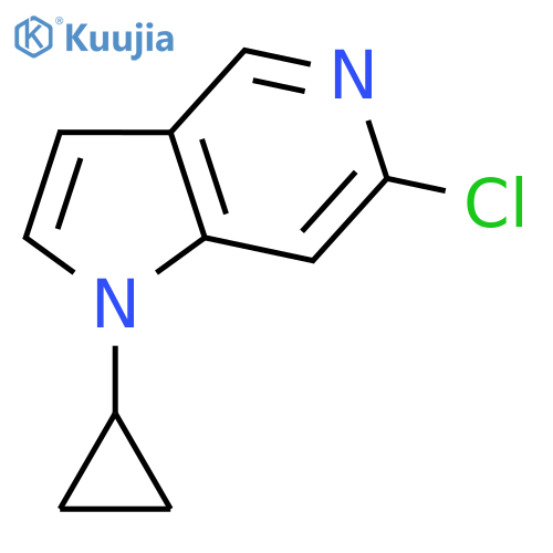 6-chloro-1-cyclopropyl-1H-Pyrrolo[3,2-c]pyridine structure