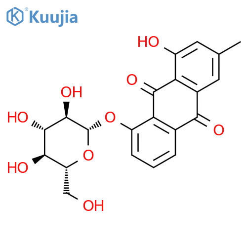 Chrysophanol 8-O-glucoside structure
