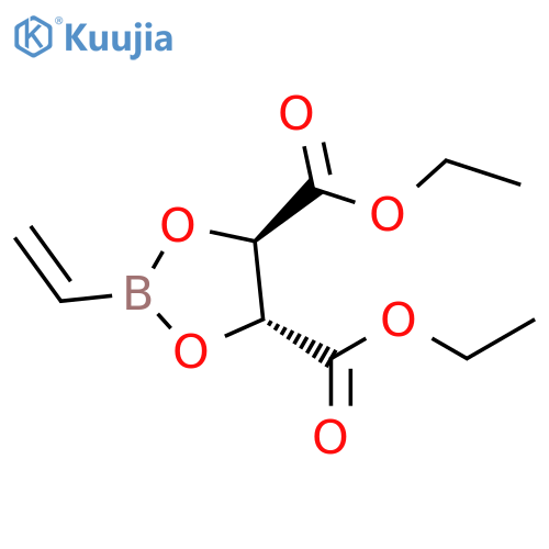1,3,2-Dioxaborolane-4,5-dicarboxylic acid, 2-ethenyl-, diethyl ester,(4R,5R)- structure