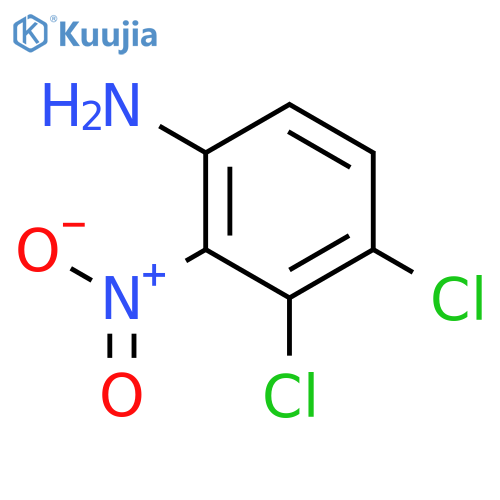 3,4-dichloro-2-nitroaniline structure