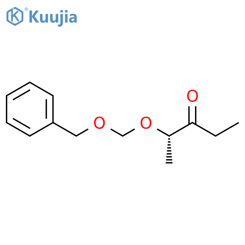 3-Pentanone, 2-[(phenylmethoxy)methoxy]-, (2S)- structure
