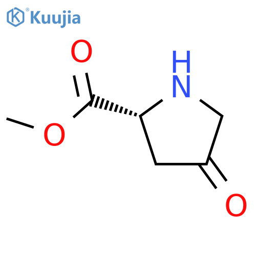 methyl (2R)-4-oxopyrrolidine-2-carboxylate structure