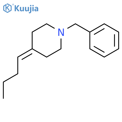 Piperidine, 4-butylidene-1-(phenylmethyl)- structure