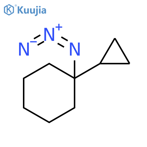 1-azido-1-cyclopropylcyclohexane structure