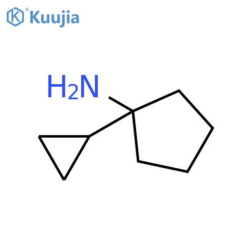 1-cyclopropylcyclopentan-1-amine structure