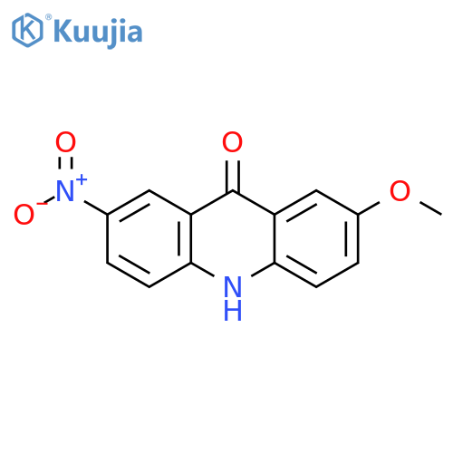 2-methoxy-7-nitro-9,10-dihydroacridin-9-one structure