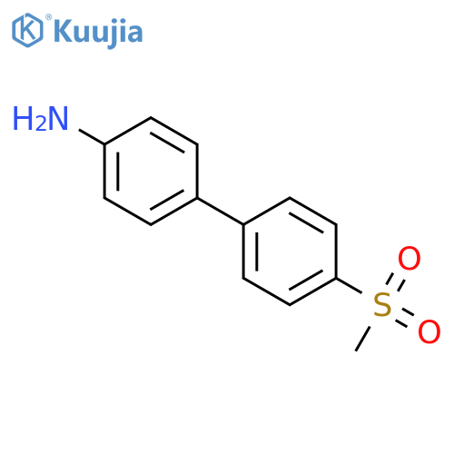 [1,1'-Biphenyl]-4-amine, 4'-(methylsulfonyl)- structure