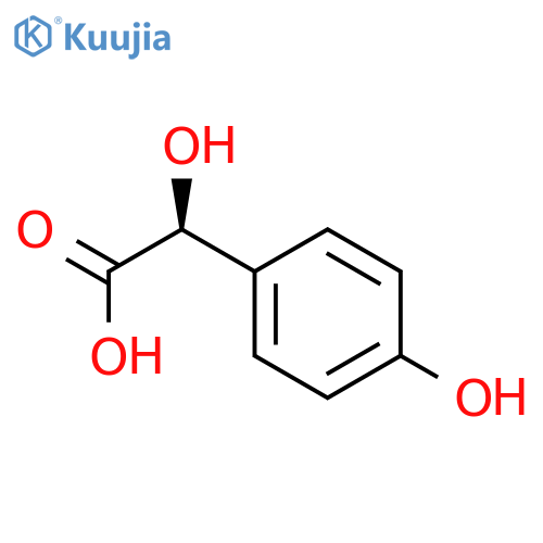 (+)-(S)-4-hydroxymandelic acid structure