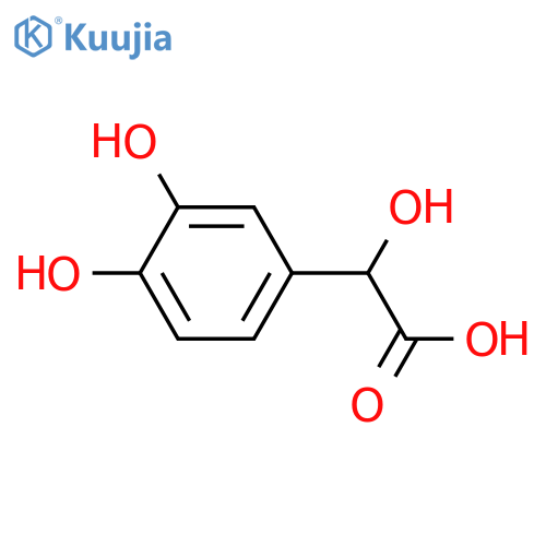 2-(3,4-Dihydroxyphenyl)-2-hydroxyacetic acid; (S)-form structure