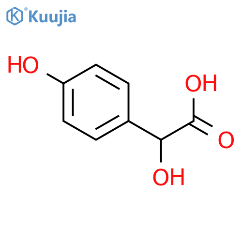 (R)-2-Hydroxy-2-(4-hydroxyphenyl)acetic acid structure