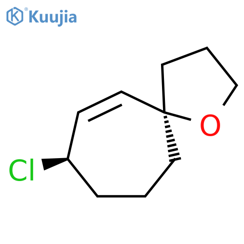 1-Oxaspiro[4.6]undec-6-ene, 8-chloro-, (5R,8R)-rel- structure