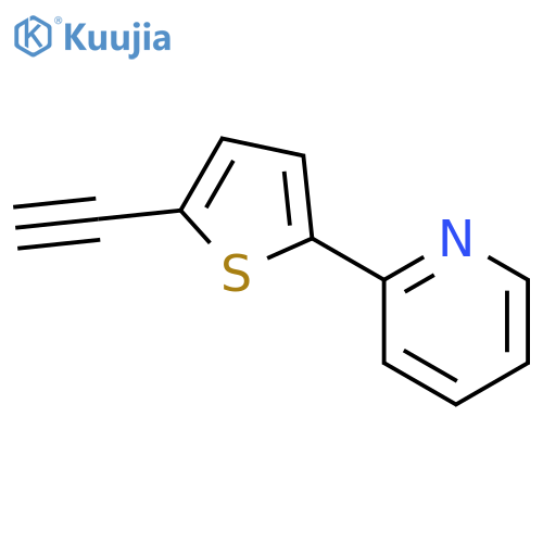 2-(5-ethynylthiophen-2-yl)pyridine structure