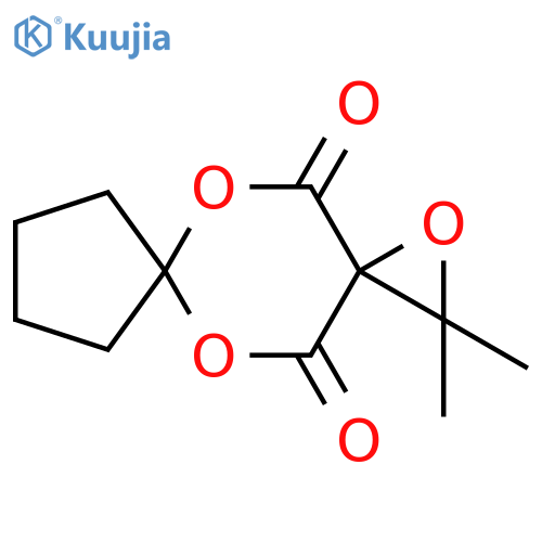 1,5,11-Trioxadispiro[2.2.4.2]dodecane-4,12-dione, 2,2-dimethyl- structure