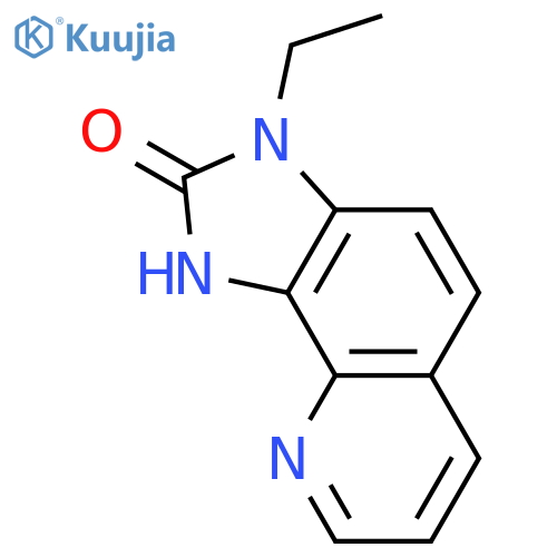 3-ethyl-1,3-dihydro-2H-Imidazo[4,5-h]quinolin-2-one structure