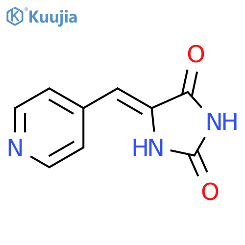 2,4-Imidazolidinedione, 5-(4-pyridinylmethylene)-, (Z)- structure