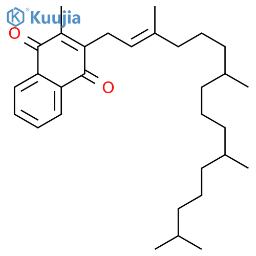 (2E,7R,11S)-Vitamin K1 structure