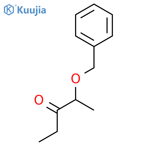 3-Pentanone, 2-(phenylmethoxy)-, (2S)- structure