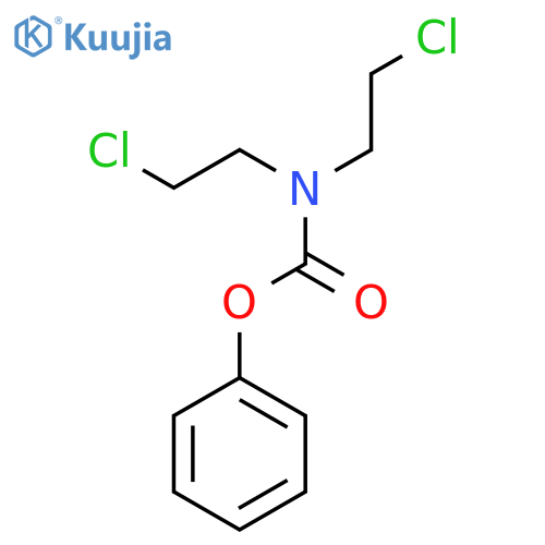 Carbamic acid, bis(2-chloroethyl)-, phenyl ester structure
