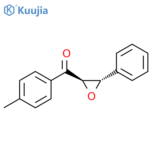 Methanone, (4-methylphenyl)[(2R,3S)-3-phenyloxiranyl]- structure