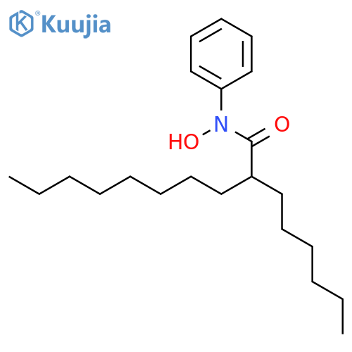 Decanamide, 2-hexyl-N-hydroxy-N-phenyl- structure
