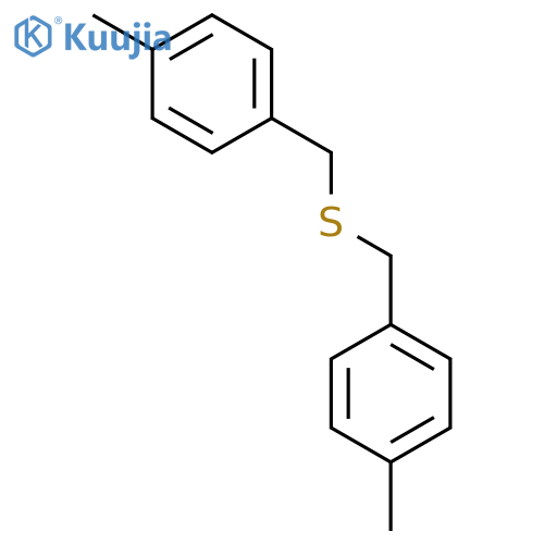 Benzene,1,1'-[thiobis(methylene)]bis[4-methyl- structure