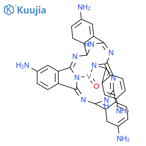 (tetraaminophthalocyaninato)oxovanadium(iv) structure