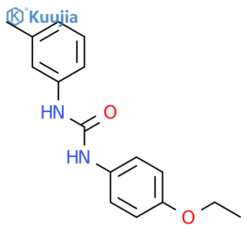 Urea, N-(4-ethoxyphenyl)-N'-(3-methylphenyl)- structure