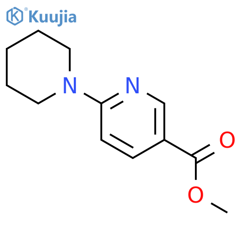 Methyl 6-(piperidin-1-yl)nicotinate structure