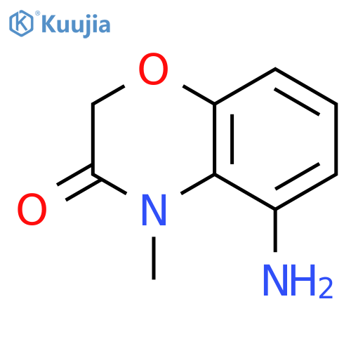5-Amino-4-methyl-3,4-dihydro-2H-1,4-benzoxazin-3-one structure
