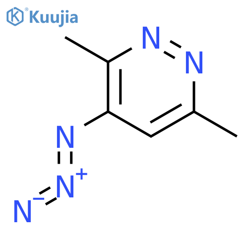Pyridazine, 4-azido-3,6-dimethyl- structure