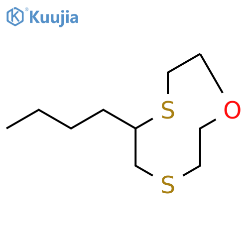 1,4,7-Oxadithionane, 5-butyl- structure