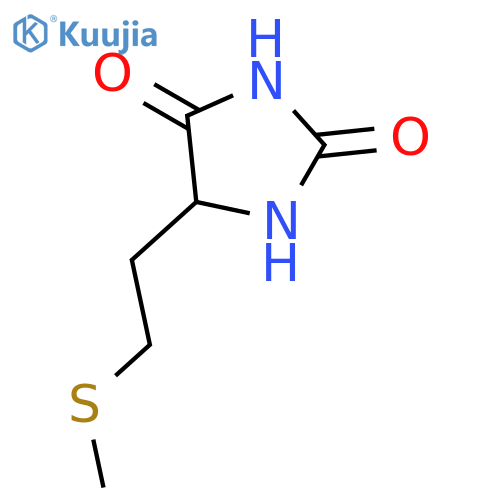 5-2-(Methylthio)ethylhydantoin structure